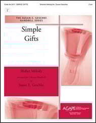 Simple Gifts Handbell sheet music cover Thumbnail